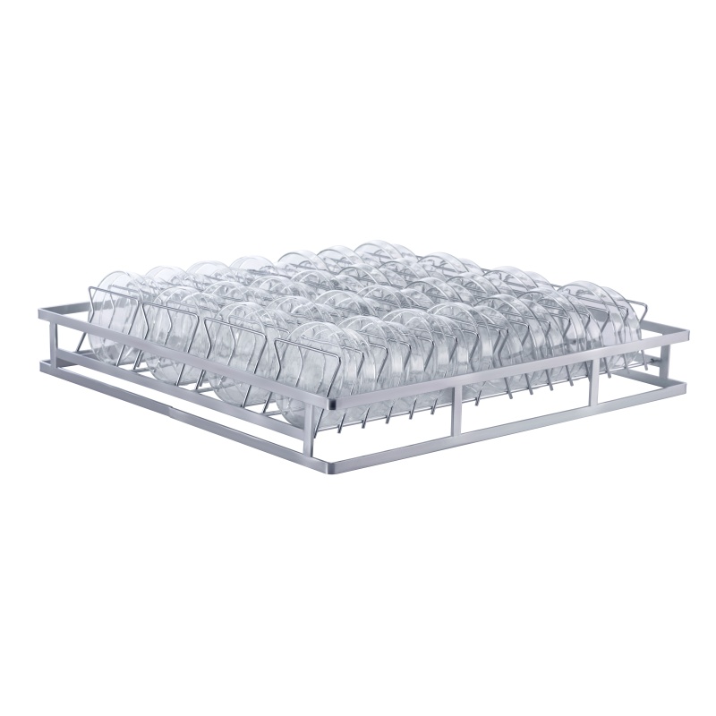 C56 Petri Dish Cleaning Basket Rack (56 pieces)