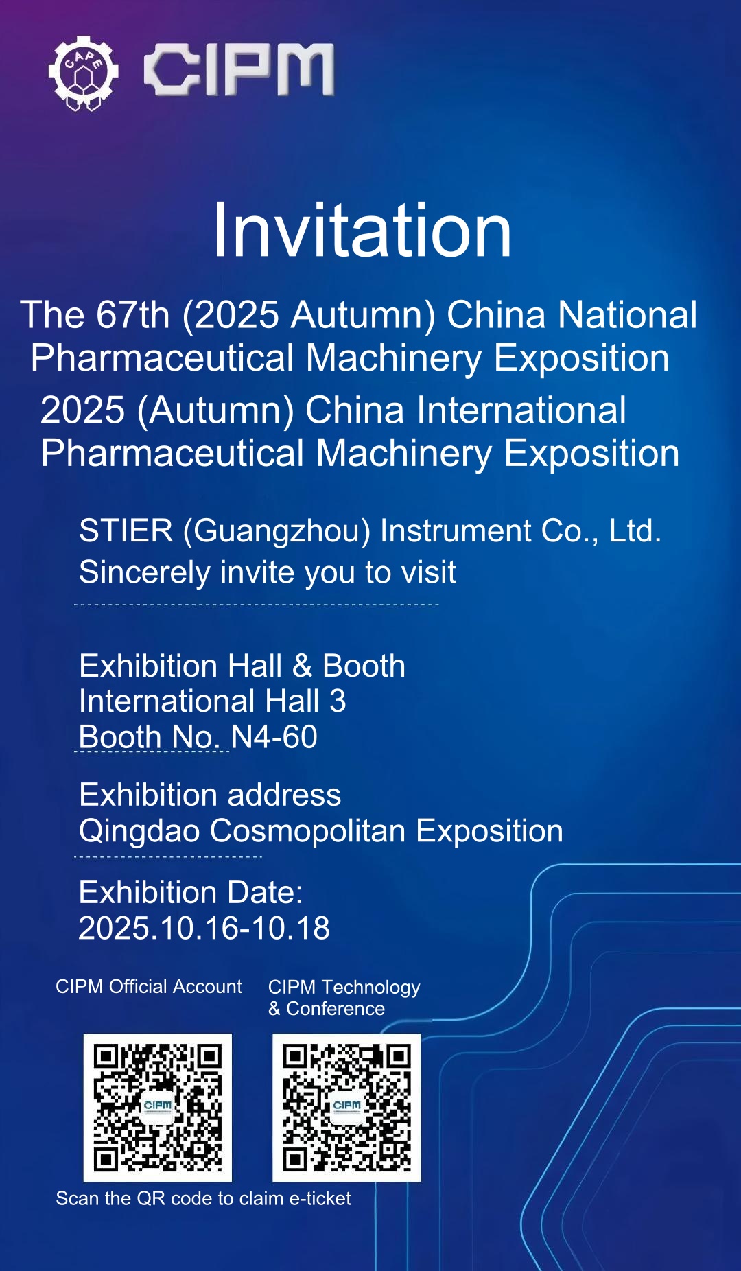 CIPM Invitation  CIPM Invitation